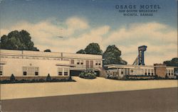 Osage Motel Postcard