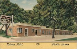 Uptown Motel Postcard