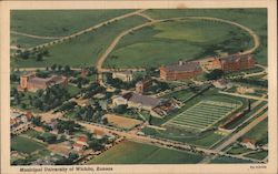 Municipal University of Wichita, Kansas Postcard