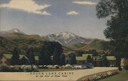 Yucca Lane Cabins at the Foot of Pikes Peak Postcard