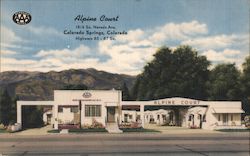 Alpine Court - 1814 So. Nevada Ave Postcard