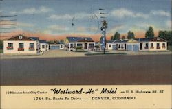 "Westward-Ho" Motel Postcard