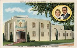 Central Assembly of God Church - 500 seats Postcard
