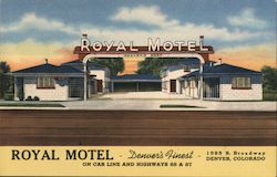 Royal Motel - Denver's Finest Postcard