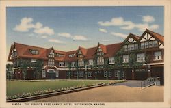 The Bisonte, Fred Harvey Hotel Hutchinson, KS Postcard Postcard Postcard