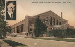 Yost Field House, University of Michigan Postcard