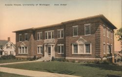 Acacia House, University of Michigan Postcard