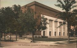 Hill Auditorium, University of Michigan Postcard