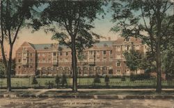 Martha Cook Building, University of Michigan Postcard