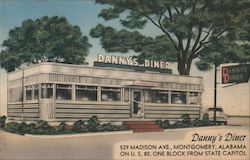 Danny's Diner Montgomery, AL Postcard Postcard Postcard