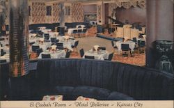 El Casbah Room Hotel Bellerive Kansas City, KS Postcard Postcard Postcard