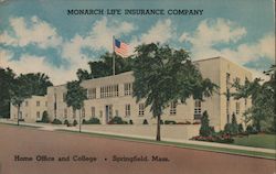 Monarch Life Insurance Company - Home Office and College Postcard