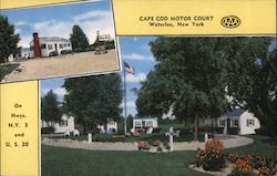 Cape Cod Motor Court Postcard