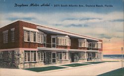 Daytona Motor Hotel Postcard