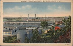 Bird's Eye View General Electric Co. Postcard