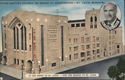 Third Baptist Church on Grand at Washington Postcard