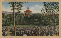 Laurence Frost Memorial Amphitheatre, Stanford University, Palo Alto, California Postcard Postcard Postcard