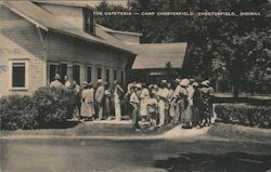 The Cafeteria - Camp Chesterfield Postcard