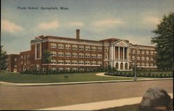 Trade School Springfield, MA Postcard Postcard Postcard