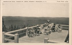 Observation Deck, Cannon Mt. Aerial Tramway Postcard