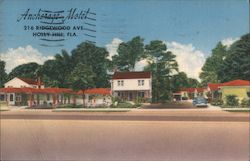 Anchorage Motel Holly Hill, FL Postcard Postcard Postcard