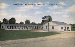 Little Grand canyon Motel and Grill Postcard