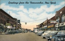 Greetings from the Tonawandas, New York Postcard