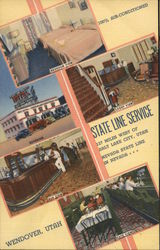 State Line Service, A New Hotel in the Desert Wendover, UT Postcard Postcard Postcard