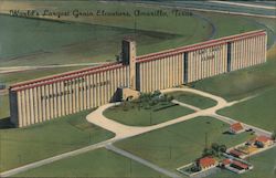 World's Largest Grain Elevator Postcard