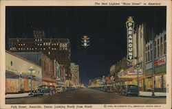 Polk Street Looking North from Ninth Amarillo, TX Postcard Postcard Postcard