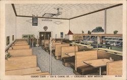 Grand Cafe - 218 S. Canal St. - Carlsbad, New Mexico Postcard Postcard Postcard