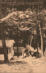 Camp Winnetaska - The Ideal Mountain Camp for Girls in the White Mountains Postcard