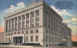 Home State Life Insurance Company Building and Theater Postcard