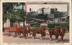 One of the Wilson & Co. Major Meat Packing Plants Postcard