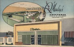 O'Mealey's Cafeteria Postcard