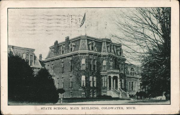 State School, Main Building Coldwater Michigan