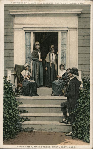Town Crier, Main Street Nantucket Massachusetts