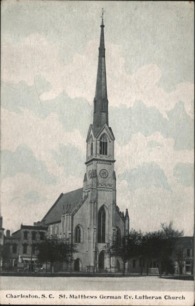 St. Matthews German Ev. Lutheran Church Charleston South Carolina