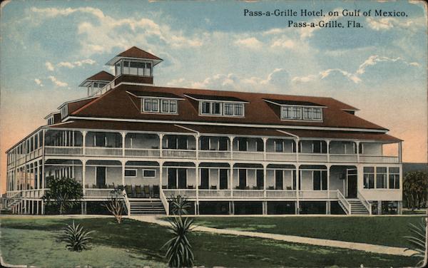 Pass-a-Grille Hotel, on Gulf of Mexico Pass-a-Grille Beach Florida