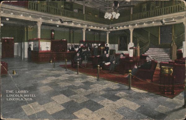 The Lobby, Lincoln Hotel Nebraska