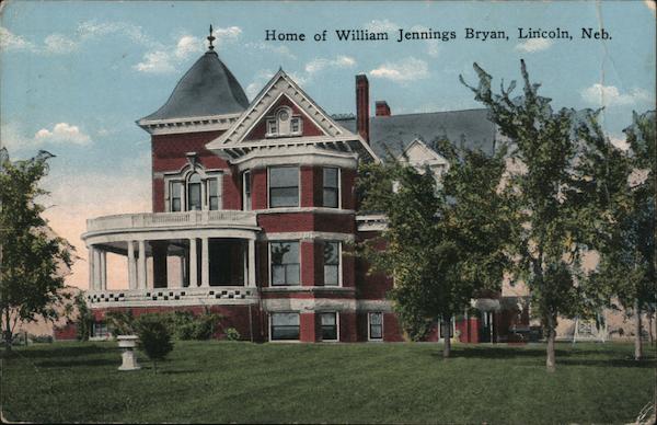 Home of William Jennings Bryan Lincoln Nebraska