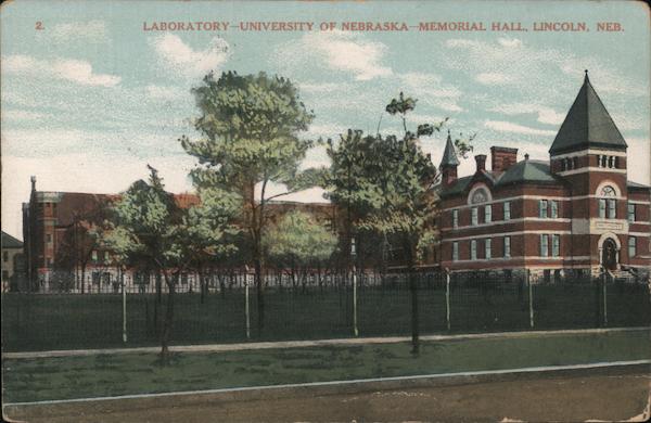 Laboratory - University of Nebraska - Memorial Hall Lincoln