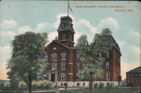 Main Building, State University Lincoln Nebraska
