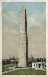 Bunker Hill Monument Charlestown, MA Postcard Postcard Postcard