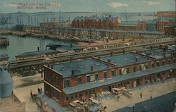 “T” Wharf and Fish District Postcard