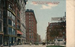 Tremont St. from Common (showing Hotel Touraine) Boston, MA Postcard Postcard Postcard