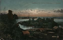 Evening at the Harbor Postcard