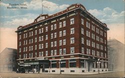 Zumbro Hotel Postcard