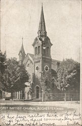 First Baptist Church Postcard