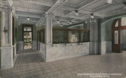 Main Entrance to St. Mary's Hospital Postcard